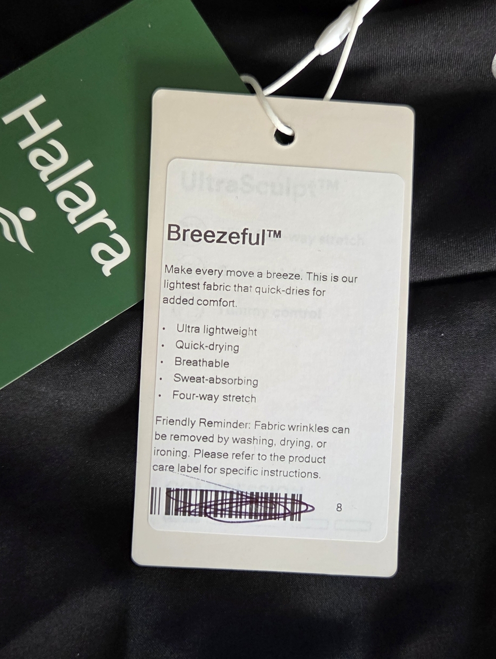 HALARA Breezeful™ high low black midi skirt - Black med NWT - Picture 2 of 10